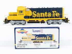 Athg64258 Athearn Ho Genesis Atsf Santa Fe Emd Gp7u Diesel #2216 With Dcc And Sound