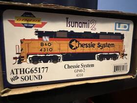 Athg65175 Athearn Ho Scale Genesis Chessie System B&o Gp40-2 Dcc Sound #4310