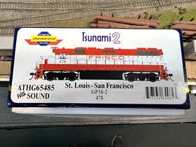 Athg65485 Athearn Genesis Gp38-2 Dcc/sound Frisco St Louis - San Francisco #478