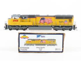 Athg69308 Athearn Ho Scale Genesis Up Inch Flag Sd70m Diesel #4908 With Dcc And Sound
