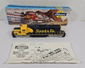 Atsf-5136 Athearn Athern 4804 Ho Scale Santa Fe Emd Sd40-2 Diesel Locomotive #5136 Not Orig Box