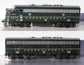 G15011 Athearn G1501a/g15010/g15011 Genesis Ho Scale G15010/15011 F7a/b Prr #9675 Pennsylvania