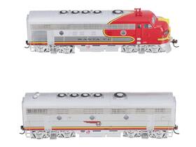 G1615 Athearn Ho Scale Santa Fe F-7a/f-7b Diesel Locomotive Set Ln