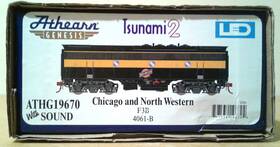 4061-b Athearn G19670 Ho Scale Genesis Emd F3b Chicago And Northwestern C&nw #4061-b