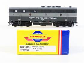 G22101b Athearn Ho Genesis Nyc New York Central F3b Diesel #3601 With Dcc And Sound