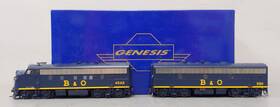 G22621 Athearn Ho Scale Baltimore And Ohio Ab Powered Diesel Set With Dcc Ex/box
