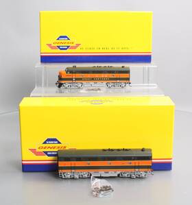 G2527 Athearn Ho Scale Great Northern F-3a/f-3b Diesel Set Ex/box