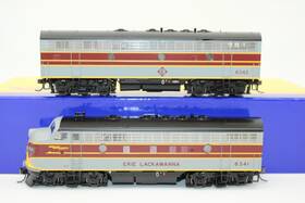 Athearn G2613 Genesis Ho El Erie Lackawanna Emd F3 Ab Diesel Locomotive Set Dcc Sound
