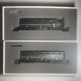 Athearn G2623 Genesis Ho Pennsylvania F3 A/b Locomotive Set In Box Tested