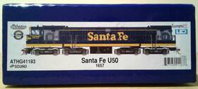 G41183 Athearn Ho Scale Genesis Ge U50 Santa Fe Atsf #1657 Dcc And Sound