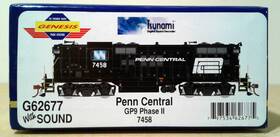 G62677 Athearn Ho Scale Genesis Gp9 Penn Central Pc #7458 Dcc And Sound
