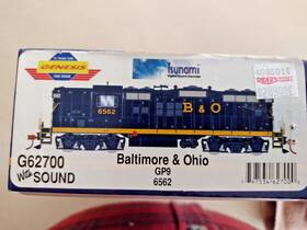 G62695 Athearn Genesis Ho Scale Baltimore And Ohio Gp9 Engine Tsunami Sound Dcc