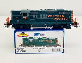 G62745 Athearn Genesis Ho Western Pacific Gp9 Diesel Locomotive With Dcc And Sound