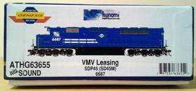 G63655 Athearn Ho Scale Genesis Sdp45 Vmv Leasing Ex. Conrail #6687 Dcc And Sound