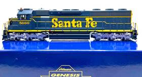 Sd45-2 Athearn G65812 Ho Genesis Santa Fe # 5660 Dcc Sound Tsunami 2