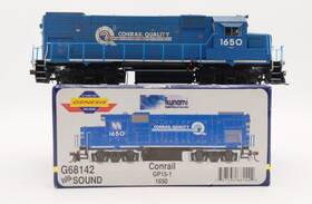 Gp15-1 Athearn G68142 Ho Conrail Diesel Locomotive #1650 With Dcc&sound - Weathered