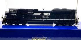 Sd70m-2 Athearn G68633 Ho Genesis Norfolk Southern Ns # 2658 Dcc Sound Led Ditch