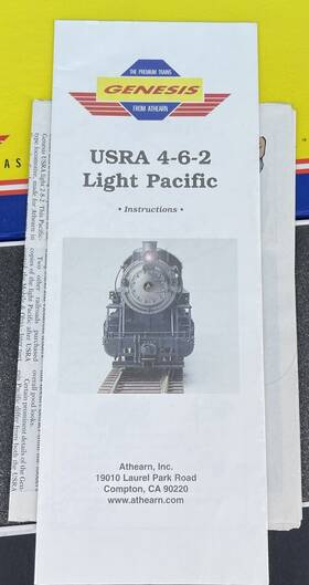 G9045 Athearn Ho Scale Usra 4-6-2 Light Gulf Mobile Ohio Steam Locomotive L/n