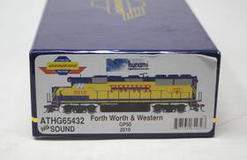 Athg65432 Athearn Genesis Emd Gp50 Fort Worth And Western Locomotive #2010 - Dcc Sound