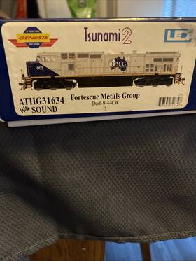 9-44cw Athearn Genesis G31534 Ho Dash Locomotive Fortescue Metals Group 3