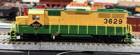 91719 Athearn Ready To Run Ho Scale Rtr Reading Line Gp35 Diesel Cab 3629 Dcc