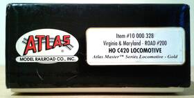 10000328 Atlas Ho Scale Alco C420 Virginia And Maryland V&a #200 Dcc Sound