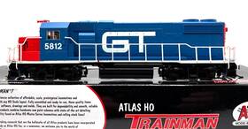 10001212 Atlas Ho Gp38-2 Grand Trunk Western Gtw # 5812 10001212 Atlas Ho Gp38-2 Grand Trunk Western Gtw # 5812