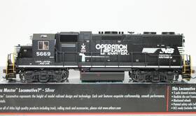 10002370 Atlas Silver Ho Ns Norfolk Southern Ols Lifesaver Gp38 Locomotive #5669 Dcc Rdy