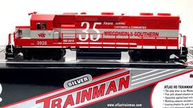 10002606 Atlas Ho Gp39-2 Wisconsin And Southern 35th Anniversary # 3928