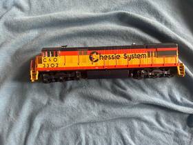 10003902 Atlas Master Silver Series Ho U30c C&o Chessie System # 3302