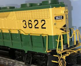 3-rail Atlas 1161-2 O-scale Reading Gp-35 Diesel Engine Low Nose #3622 Non-powered