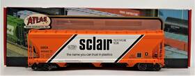 1463-1 Atlas Ho Sclair 4650 Cf 3-bay Covered Hopper #46540 Ln/box
