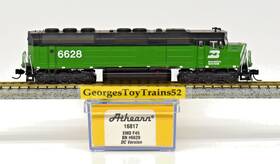 16817 Atlas Athearn N Gauge 1 160 #6628 Bn Burlington Northern Emd F45 Diesel Dc Lnib