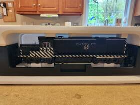 20030015 Atlas O Rsd 7-15 Diesel Santa Fe #804 Item#20030015 With Railsounds 3 Rail -ln