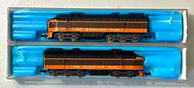 2133 Atlas 2123/2133 N Scale Fm C-liner Diesel 1 Powered/1 Dummy Loco Milwaukee Road #2123/2133