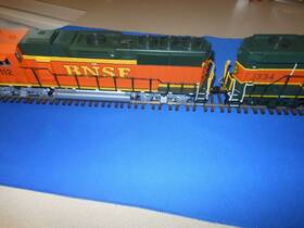 30-20144-1 Atlas 2 Units Bnsf O Scale Rail Tmcc Gp60b Bnsf#344 And Gp60m # 112 Both Powered