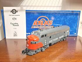 30138085 Atlas O Gauge 3-rail Southern Pacific F7 A Pwrd Diesel Engine Rs / Tmcc/ Smoke