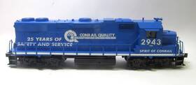 40005604 Atlas #2943 Spirit Of Conrail Silver Gp-38 Diesel Locomotive N Scale