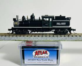 41631 Atlas N Scale #41631 Frost-johnson Lumber Company 2 Truck Shay Steam Locomotive