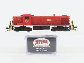 42082 Atlas N Scale Classic Mkt Missouri Kansas Texas Rs-3 Diesel Loco #1551