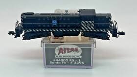44002 Atlas N Scale #44002 Rs-1 Inch Santa Fe #2396 Locomotive Orginial Box