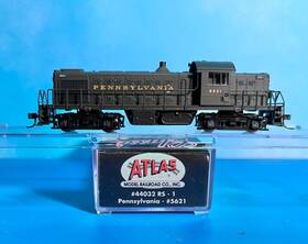 44032 Atlas Rs 1 Pennsylvania Prr #5621 N Scale Diesel Locomotive Nos Dc