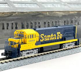 44503 Atlas N Scale Santa Fe Ge U25b Ph 2a Diesel Locomotive 6603 Standard Dc