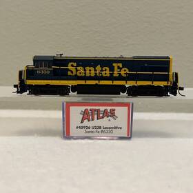 45926 Atlas N Scale Atsf Santa Fe U23b #6330 Blue Dc