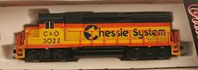 Gp-30 Atlas 47508 N Scale Diesel Locomotive Chessie System C&o #3022