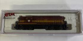 48005 Atlas # Bm Boston And Maine Gp-7 Locomotive #1557 N Scale