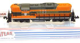 48314 Atlas N Scale Great Northern Gn #714 Gp-9 Ph. 2 Diesel Locomotive