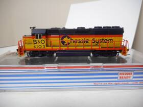 Gp40-2 Atlas 48633 N Scale Chessie B&o 4103 Dcc Ready Gp40-2 Atlas 48633 N Scale Chessie B&o 4103 Dcc Ready