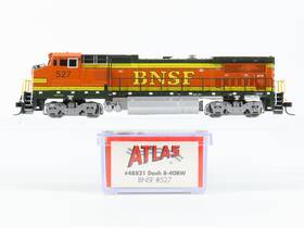 8-40bw Atlas 48821 N Scale Bnsf Railway Dash Diesel Locomotive #527
