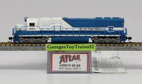 Sd-60 Atlas 49014 N Ga #emd 2 Emd Electro-motive Demonstrator Diesel Dcc-ready